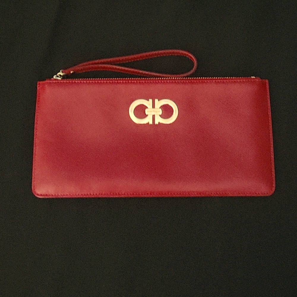 Salvatore Ferragamo wristlet
